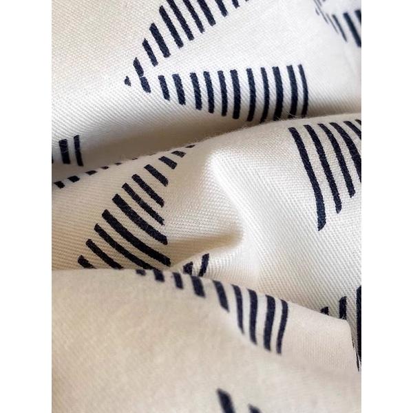 Bộ Chăn Ga Gối Cotton Living 100%cotton Hàng Nhập Khẩu 4 Món Kẻ Hiện Đại