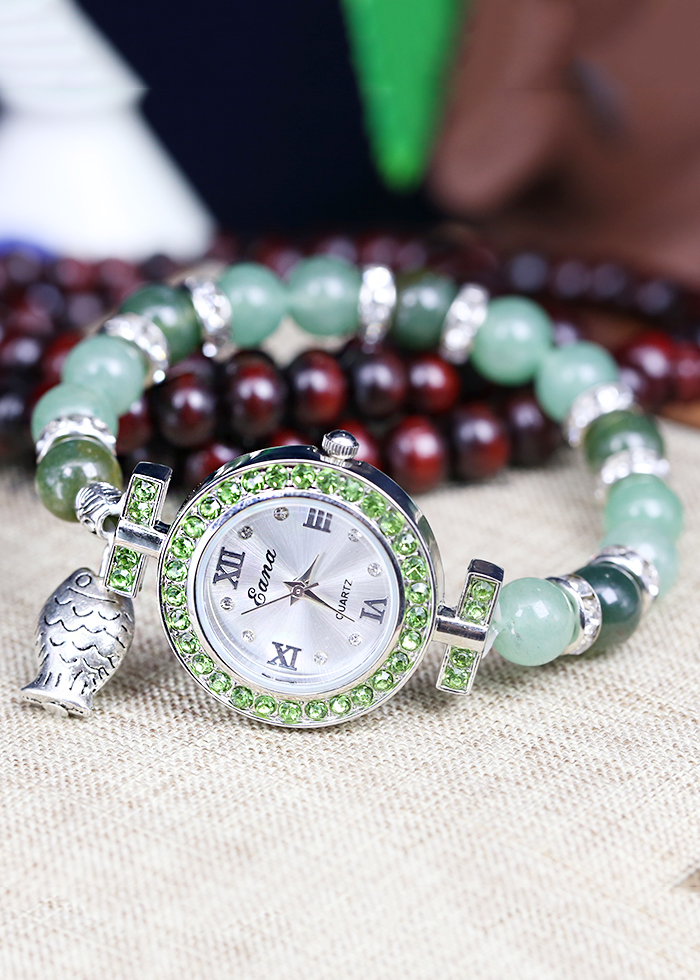 Đồng Hồ Mix Đá Cẩm Thạch DHN31 Bảo Ngọc Jewelry