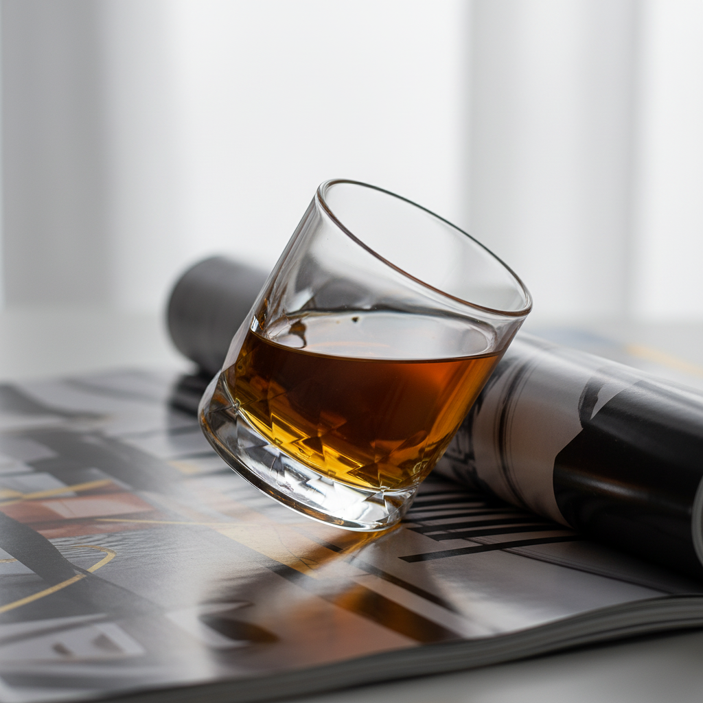 Ly Thủy Tinh Whisky - Crystal Base | 320ml | [LYNOIR_LY037