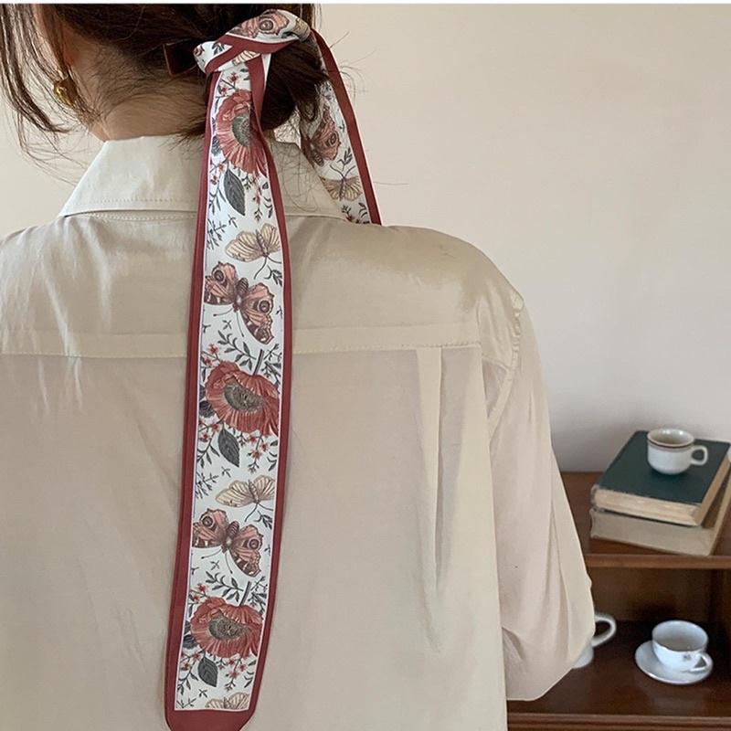 Khăn đa năng quấn túi xách, thắt nơ cổ dễ thương size 6x120cm