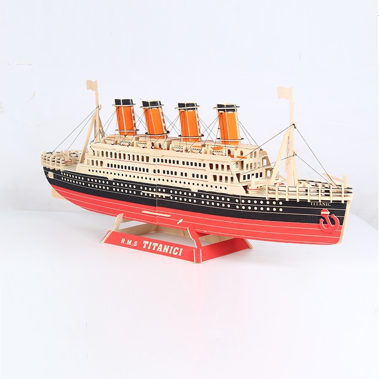 Đồ chơi lắp ráp gỗ 3D Mô hình tàu Titanic
