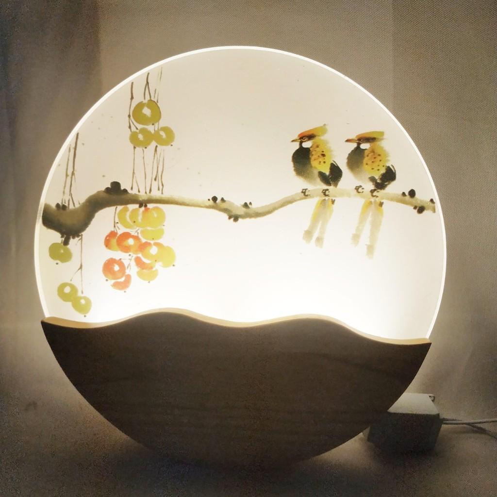 Đèn tranh LED 3D- đèn tường - đèn cầu thang đĩa LED VSLIGHT hiện đại