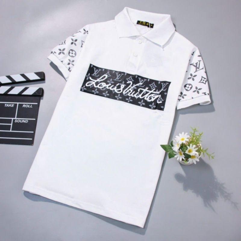 Áo thun nam polo in hoạ tiết cao cấp.
