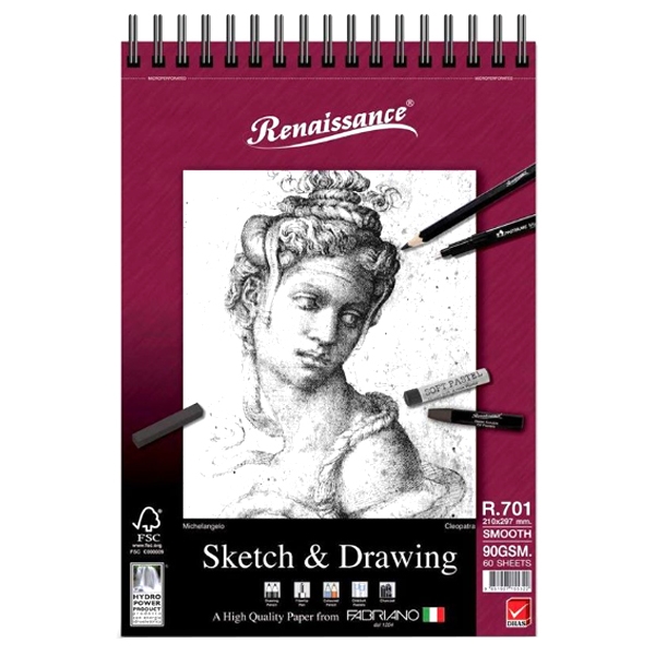 Hình ảnh Tập Sketch Renaissance A4 RNS-R701