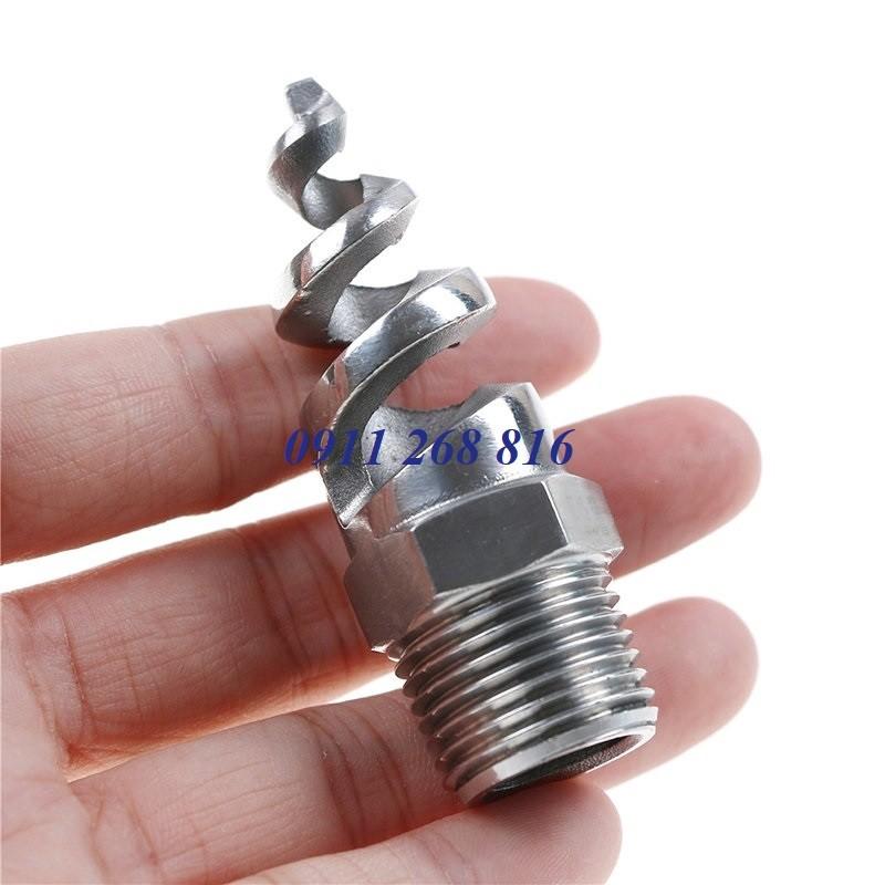 Đầu phun xòe dạng xoắn ốc phi 34mm