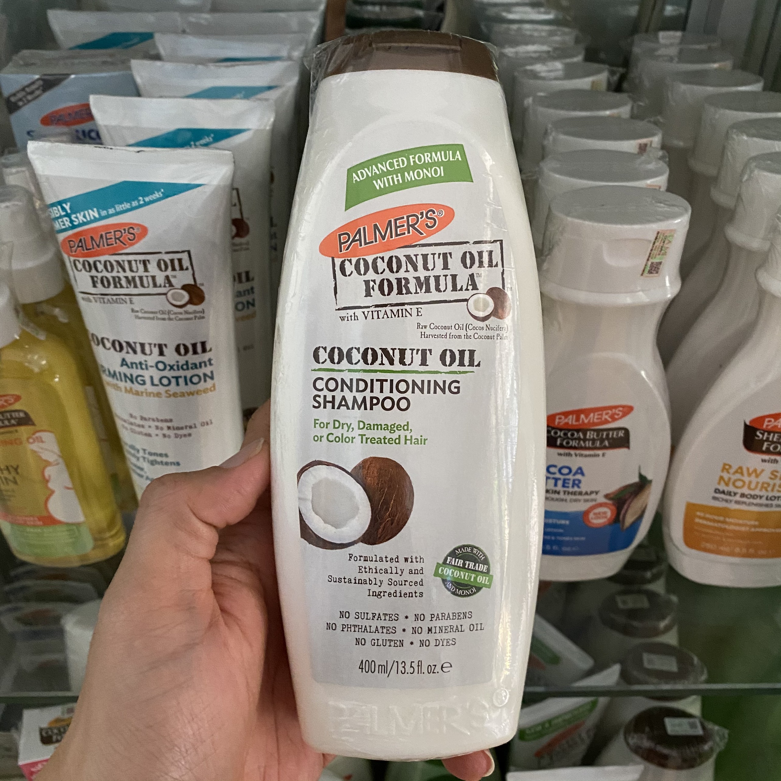 Dầu gội dầu dừa dưỡng tóc - Palmer's Coconut Oil Shampoo 400 ml - Palmer's