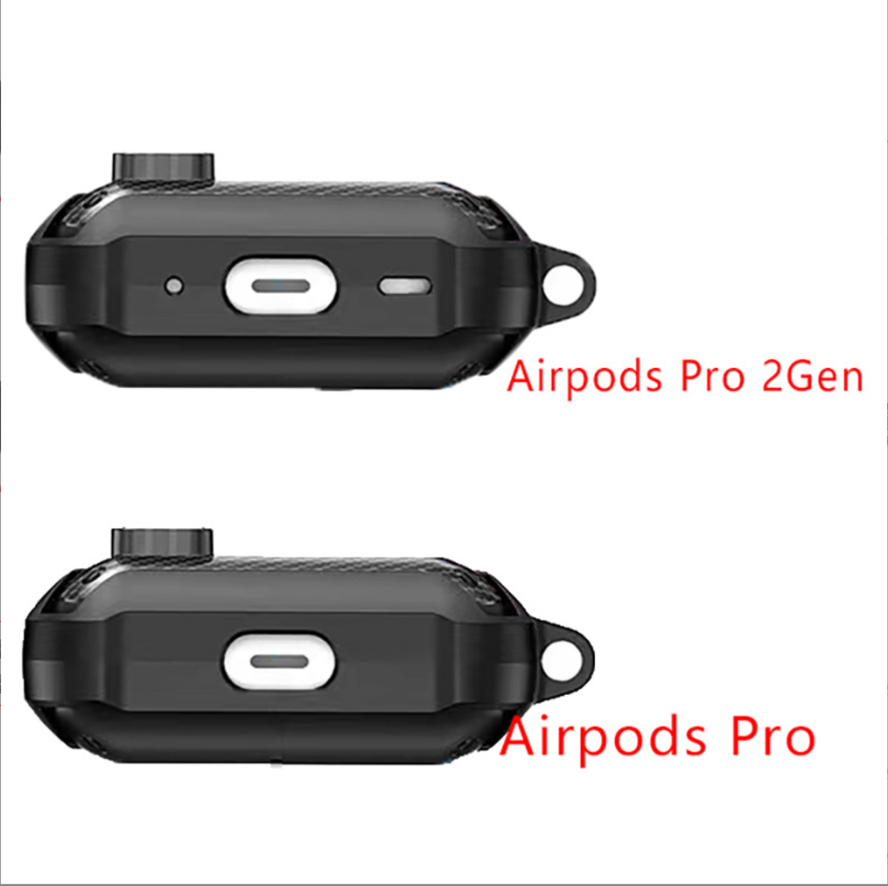Bao case ốp dành cho Airpods 1/2, Airpods Pro, AirPods 3, Airpods Pro 2 có khoá chống rơi kèm móc treo - Hàng chính hãng