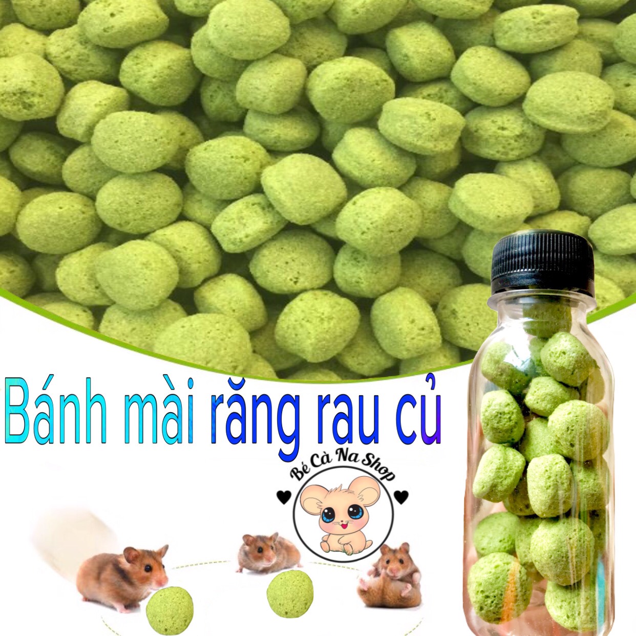 Bánh mài răng rau củ  ,thức ăn mài răng giảm stress và bổ sung chất xơ cho hamster , thỏ bọ sóc...