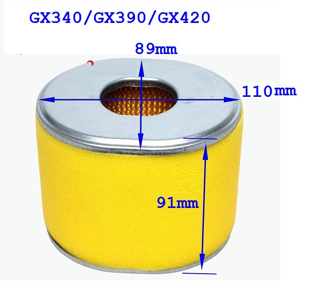 Lọc gió, Bô e máy GX160 GX200 GX240 GX270 GX340 GX390 GX420
