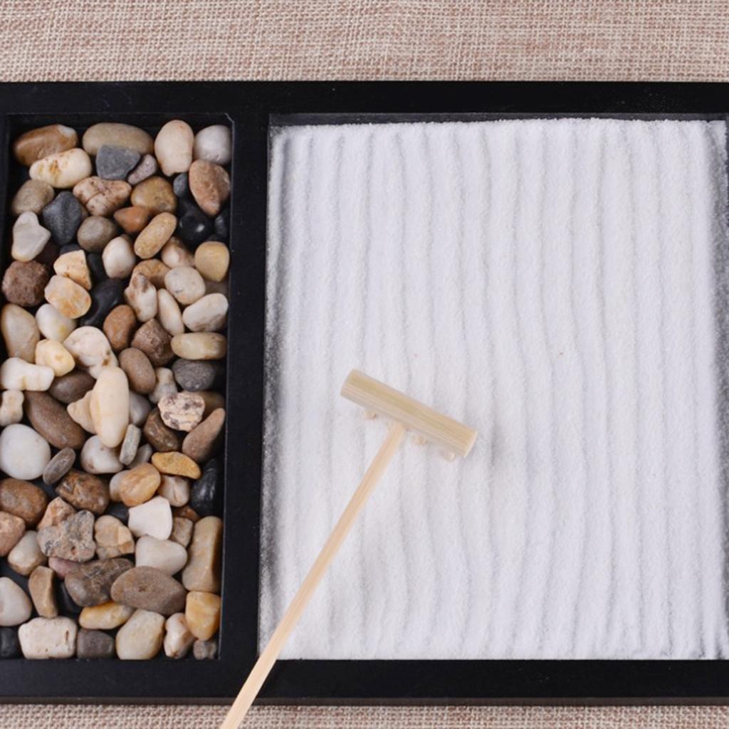 Japanese Zen Garden Sand Rocks Taoist Fengshui Yin Yang - Meditation #3