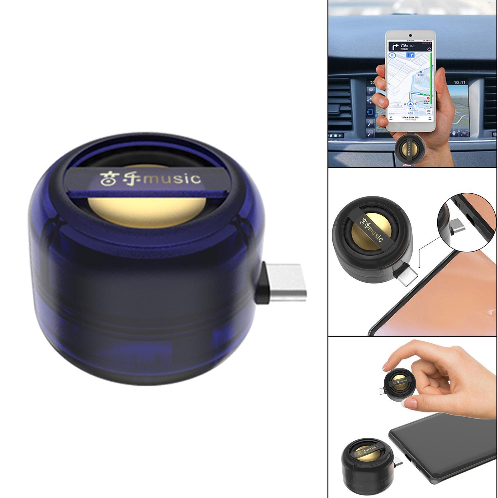 USB Phone Speaker Plug and Play w/   Blue