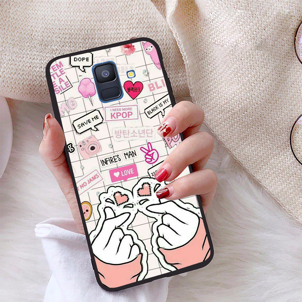 Ốp lưng dành cho Samsung Galaxy A6 2018 viền dẻo TPU Bộ Sưu Tập Phong Cách Tự Do - Hàng chính hãng