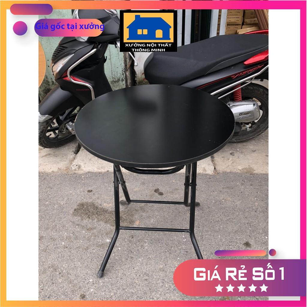 Bàn cà phê ️ ️ bàn gấp gọn tiện dụng tròn 60 cao 72 cm