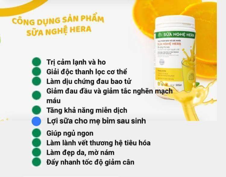 COMBO 2 SỮA NGHỆ HERA 100GRAM