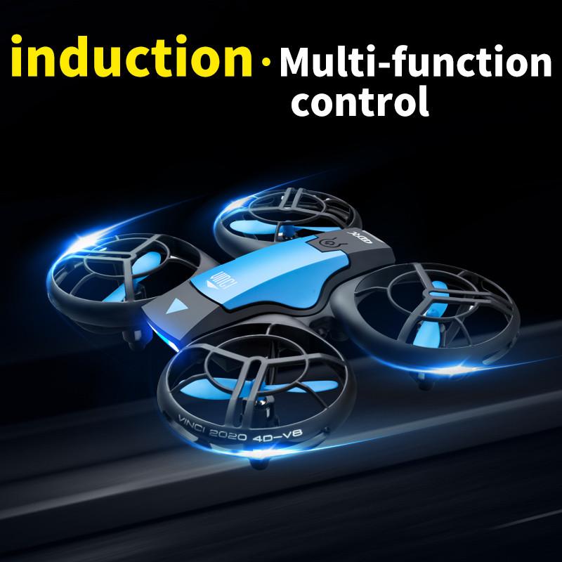 4DRC V8 Máy Bay Không Người Lái Mini 4K 1080P HD Camera Góc Rộng WiFi FPVDrone Chiều Cao Giữ Quà Tặng Đồ Chơi Quadcopter Có Thể Gập Lại