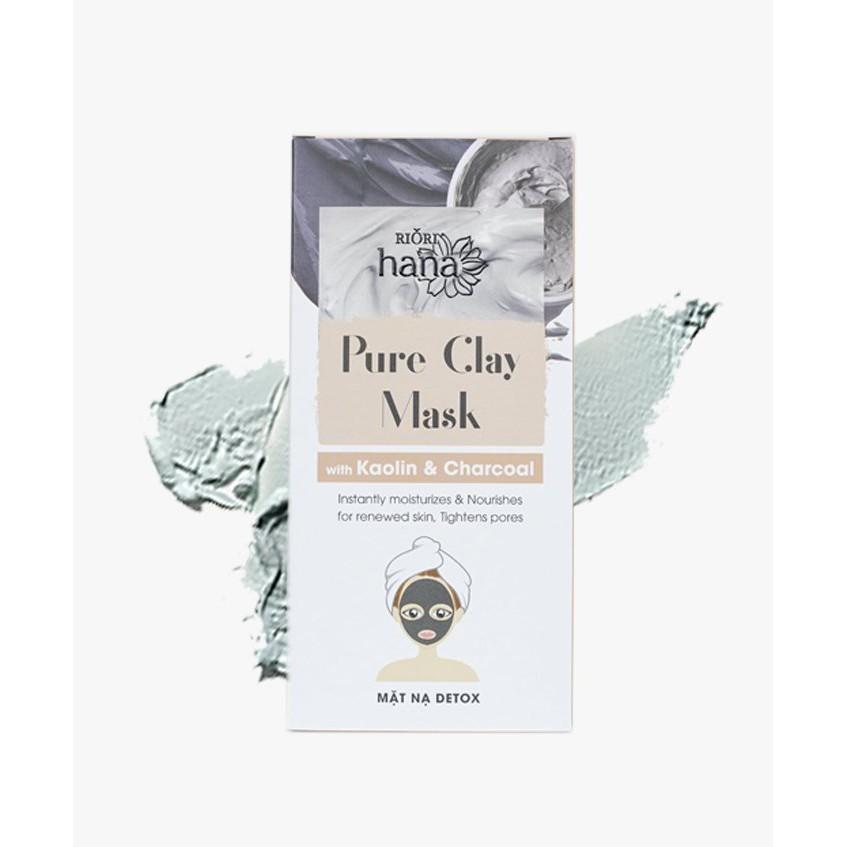 Mặt Nạ Đất Sét Detox Thải Độc Da RIORI Pure Clay Mask Thải độc cho da, hút dầu thừa, ngăn ngừa mụn