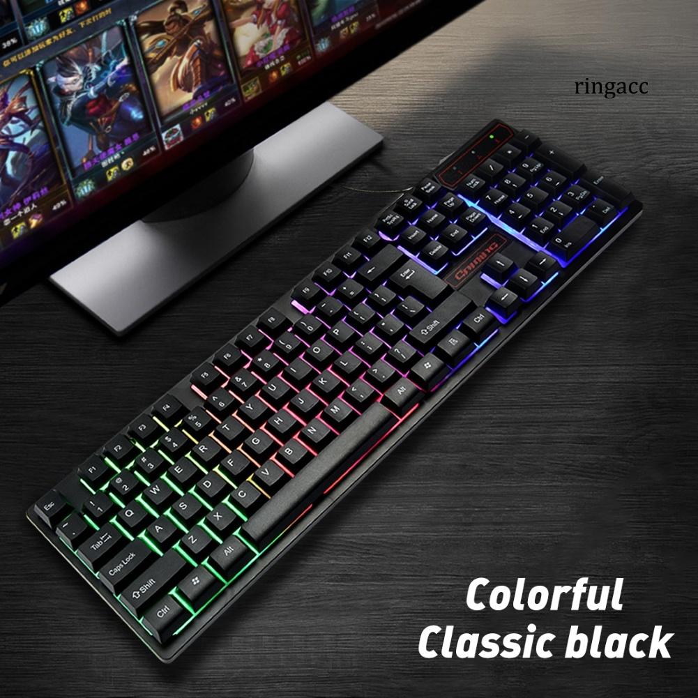 Bàn Phím Cơ Gaming Y604 Có Dây Có Đèn Nền Dành Cho Máy Tính Laptop