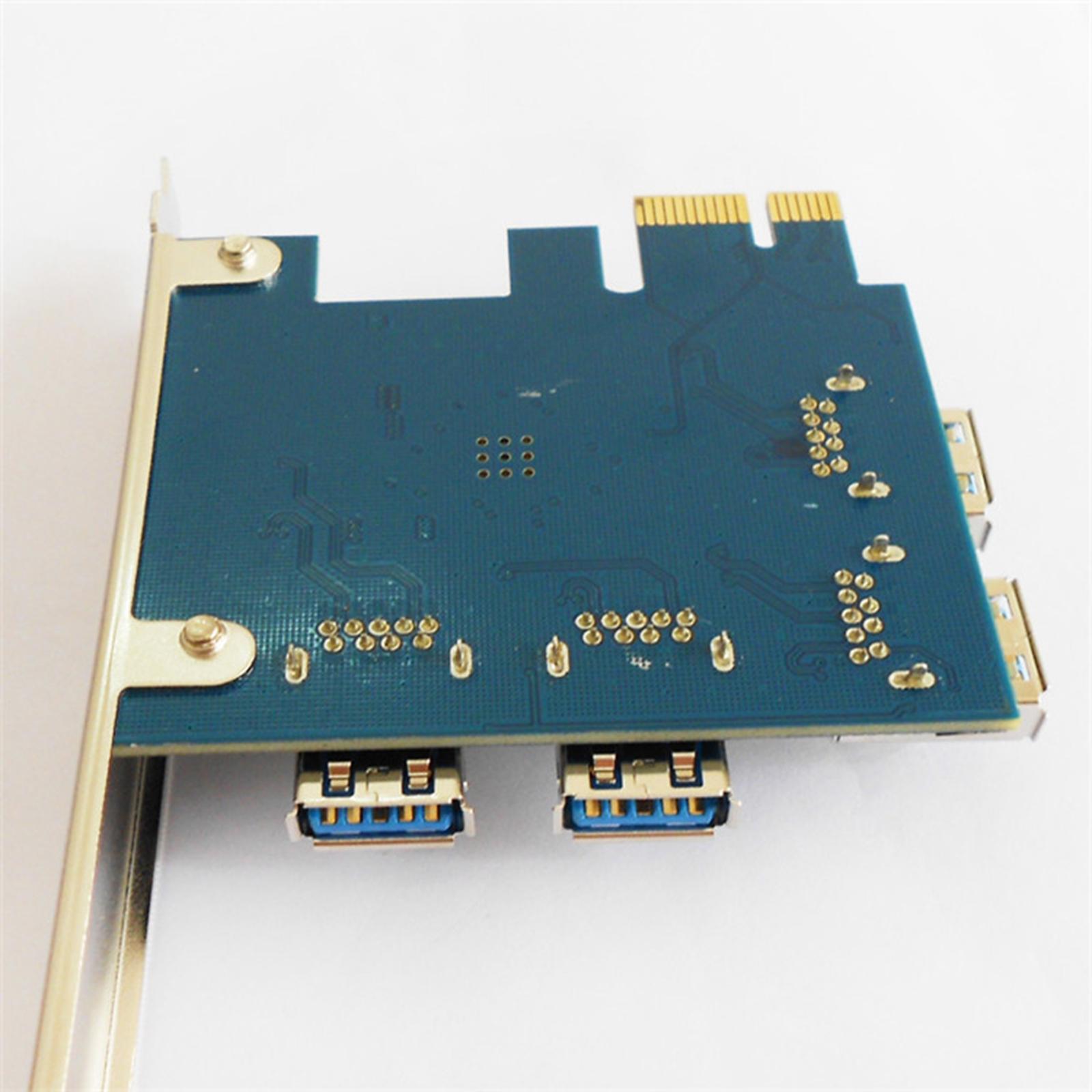 PCI-E 1 to 4  Slot 1x to 16x USB 3.0 Extender  Expansion