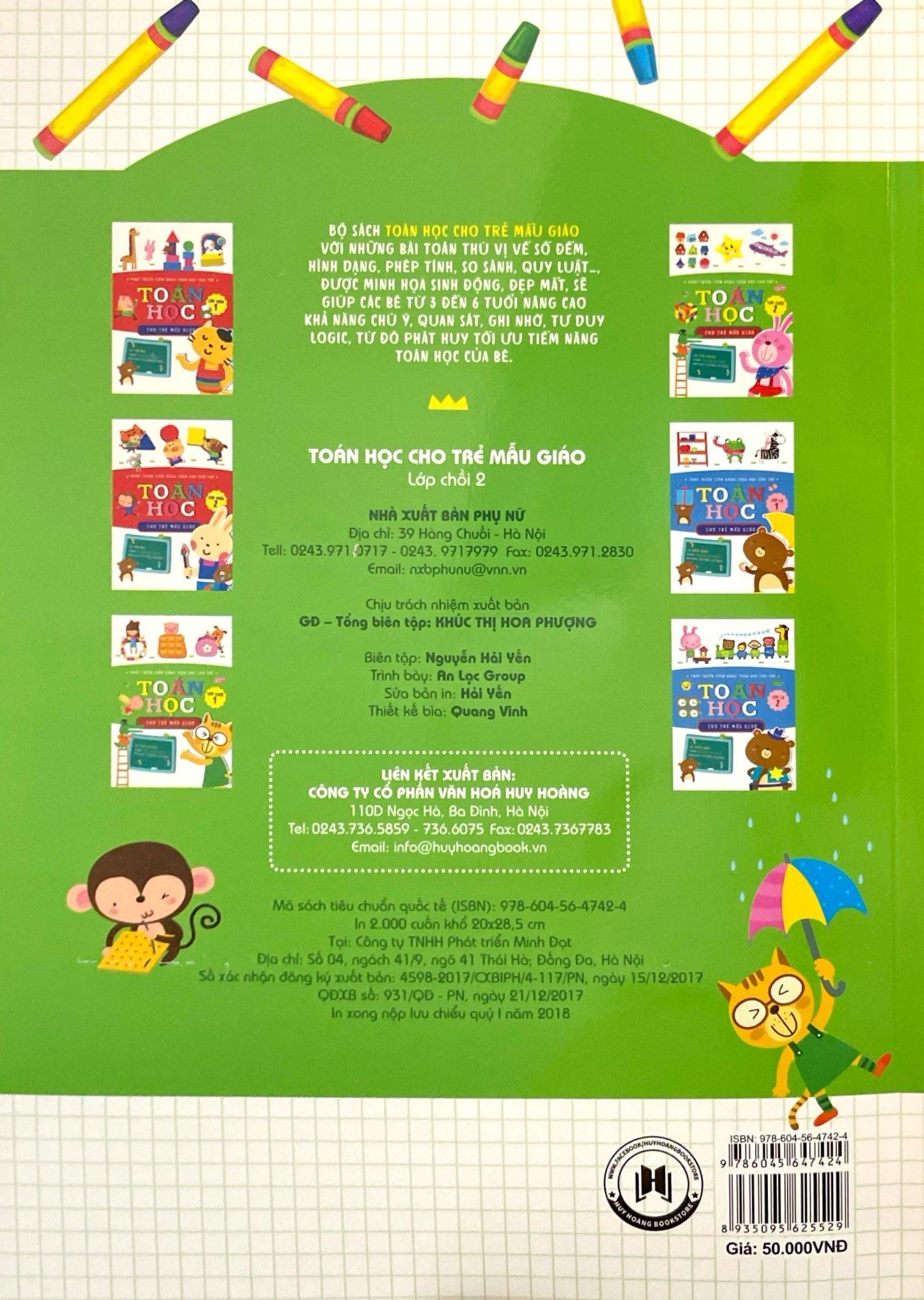 Toán Học Cho Trẻ Mẫu Giáo: Lớp Chồi 2