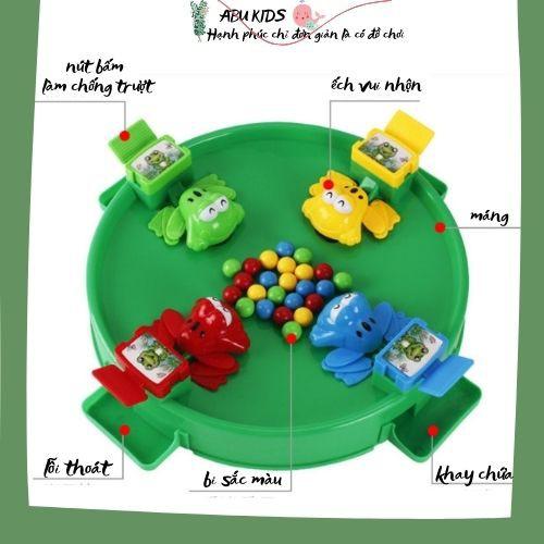 Đồ chơi ếch ăn bi , Đồ chơi trẻ em và gia đình tăng tính tương tác vui nhộn A101