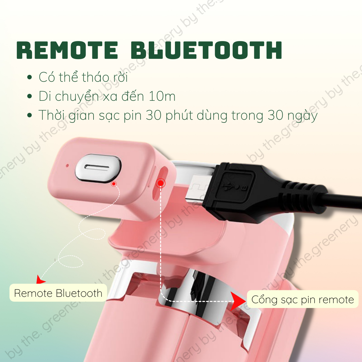 Gậy chụp ảnh Selfie kiêm Tripod Cao 1.3m đa năng có remote Bluetooth Tích hợp chân đế hợp kim kẽm chắc chắn