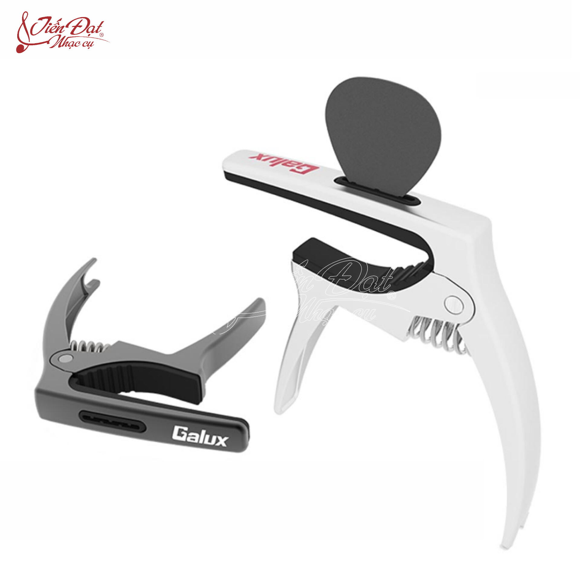 Capo Đàn Guitar Acoustic, Electric Đa Năng 3in1, Có Ngăn Đựng Pick, Nhổ Chốt Đàn Galux GC-500A