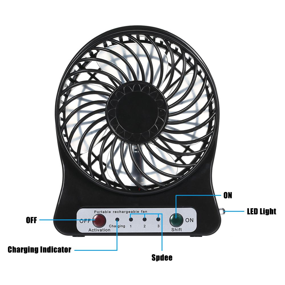 Quạt làm mát mini cầm tay 3 chế độ