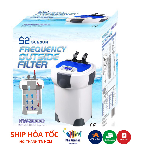 Lọc thùng Điện Tử SunSun HW-3000