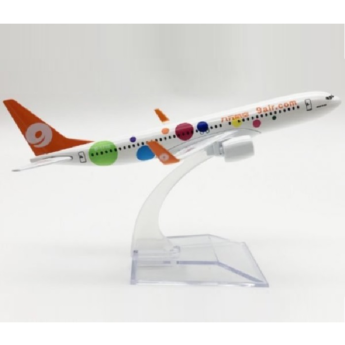 Mô hình máy bay tĩnh B737 9AIR 16cm