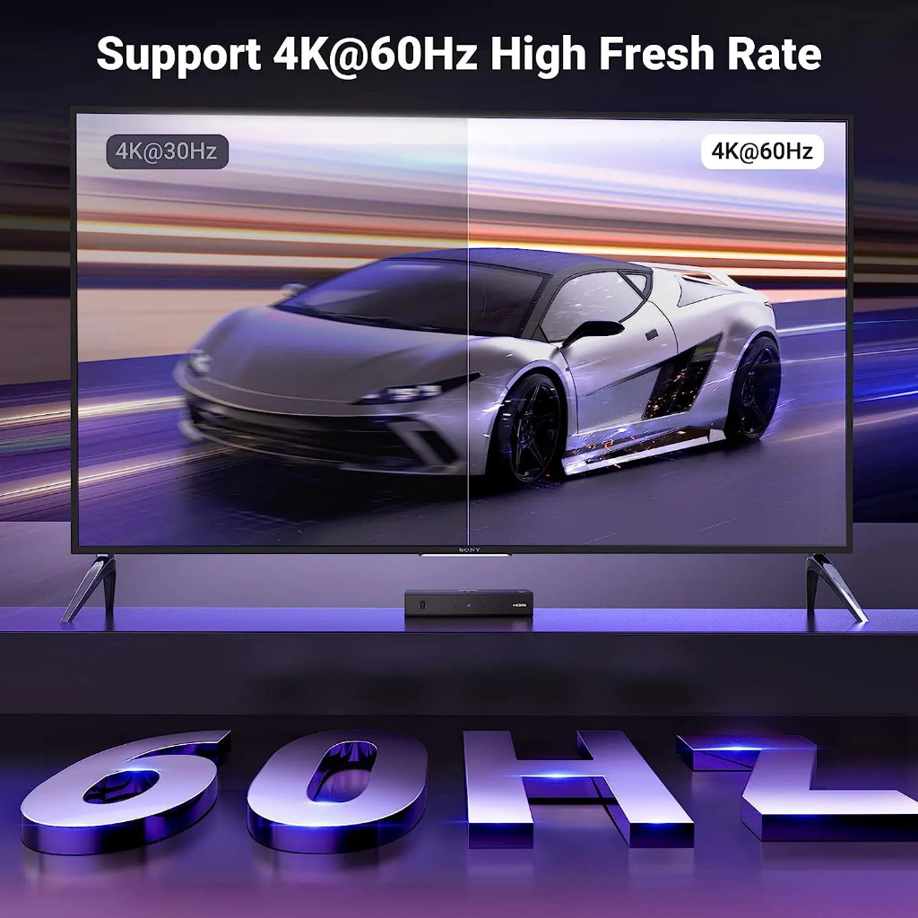 Bộ gộp HDMI 5 vào 1 ra Ugreen 90512 (HDMI 2.0 4K@60Hz HDR, NEW 2023)  CM568 có Remoste hàng chính hãng