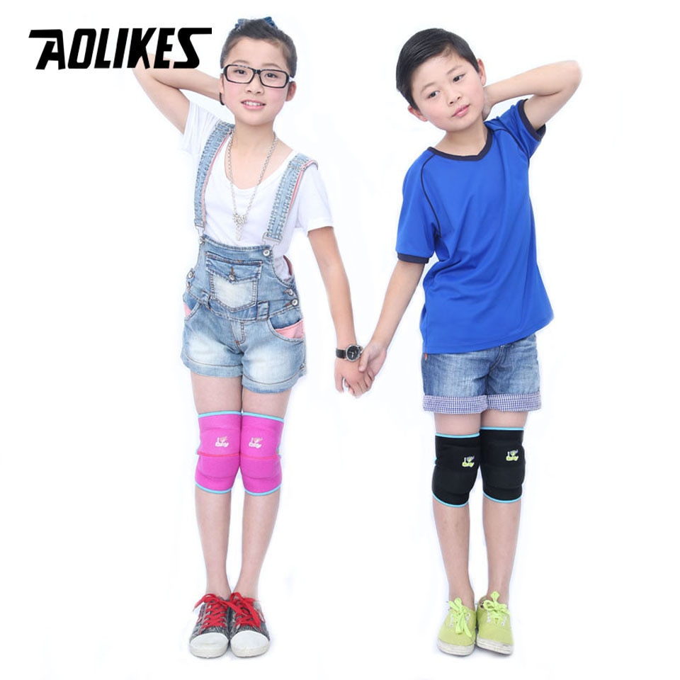 Đai miếng đệm bảo vệ đầu gối trẻ em AOLIKES A-7117 Kids sports knee protector