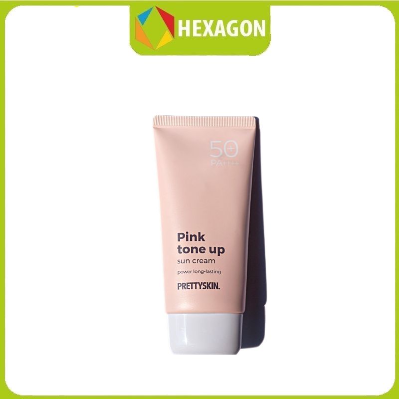 Kem chống nắng nâng tông Prettyskin Pink tone up 70g SPF 50+ PA++++ Dành cho mọi loại da