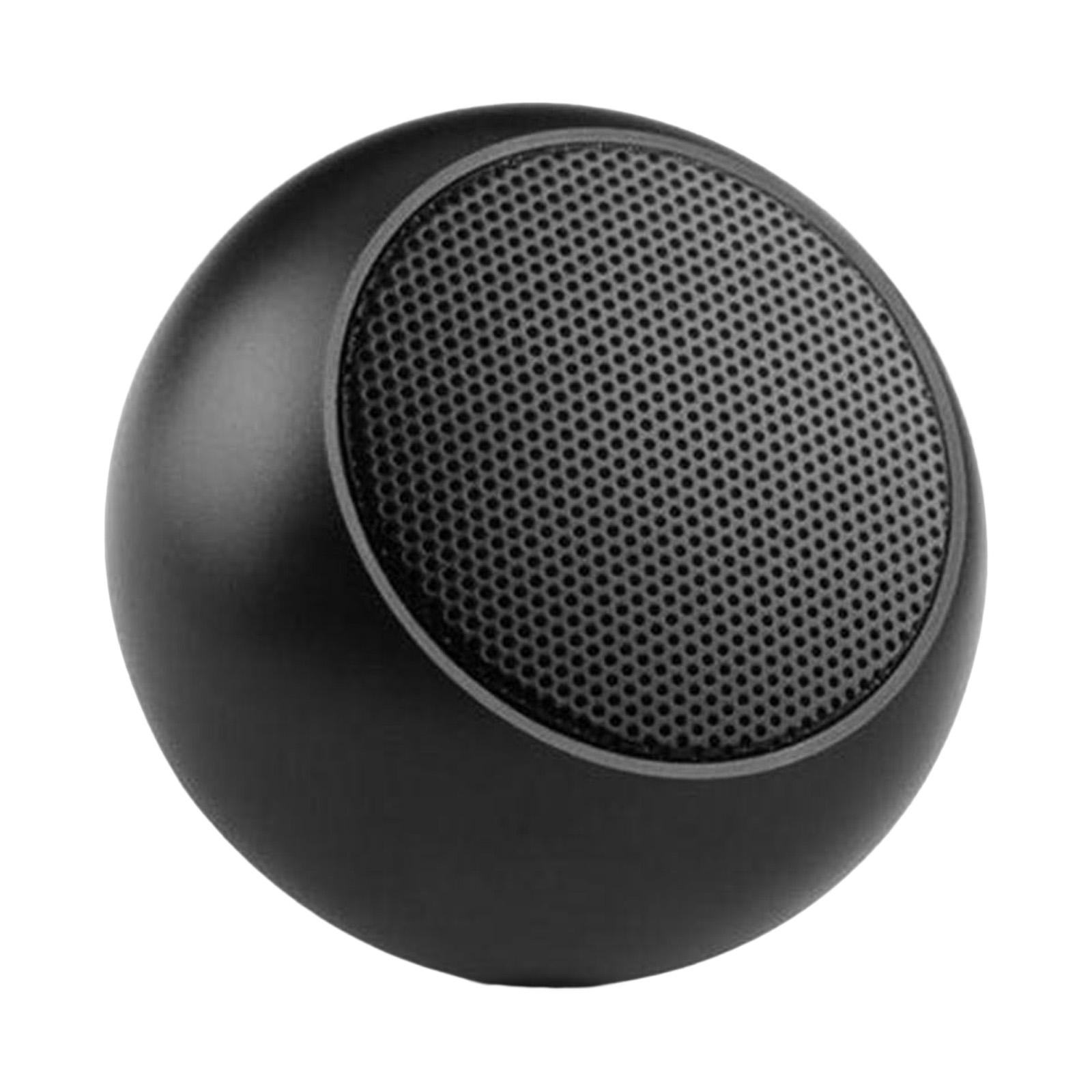 Portable Subwoofer Stereo Compact Durable for Sports Travel Camping Black