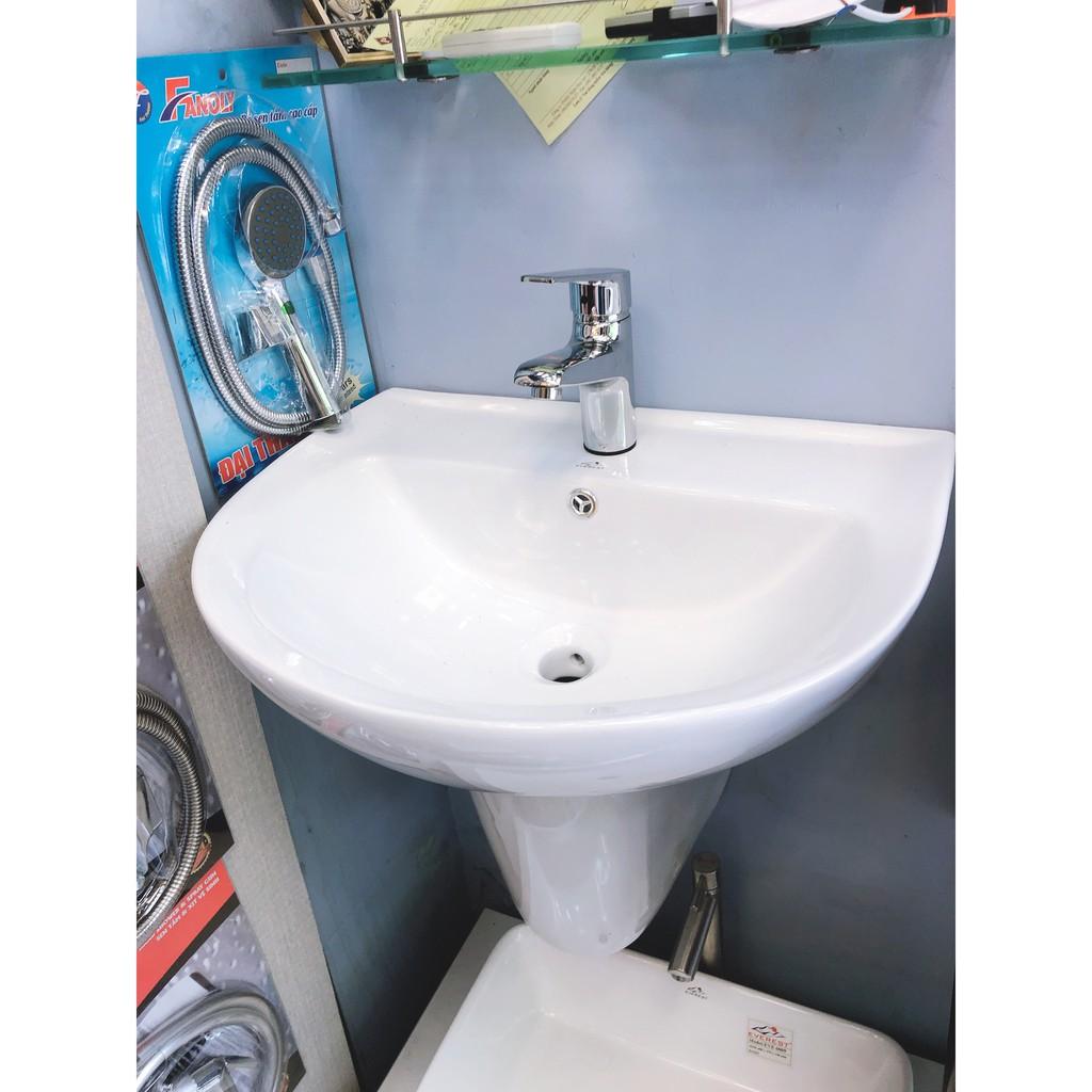 Lavabo treo tường công nghệ tráng men nano cao cấp