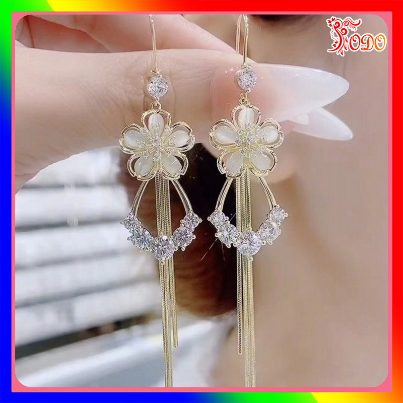 Bông tai kiểu đi dạo sang chảnh lấp lánh xuân hè thanh lịch xu hướng mới GD814 đi học sành điệu - [Thời Trang ToDo]