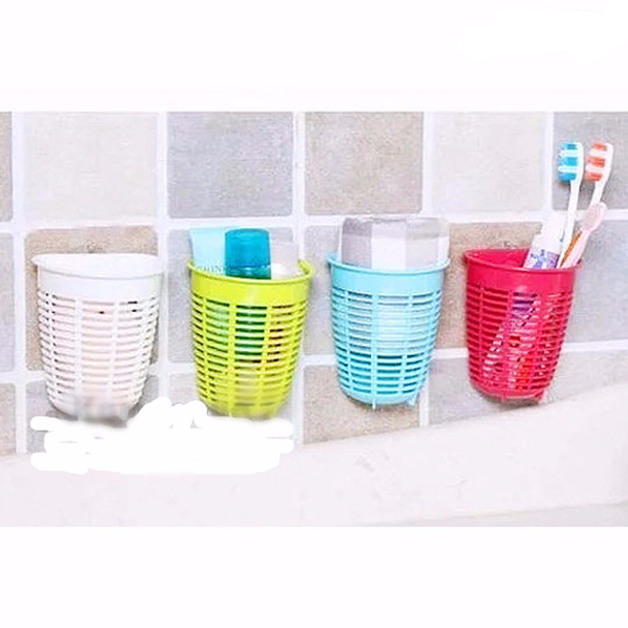 Bộ 2 rổ treo đựng giẻ rửa bát tiện lợi màu trắng - Hàng nội địa Nhật
