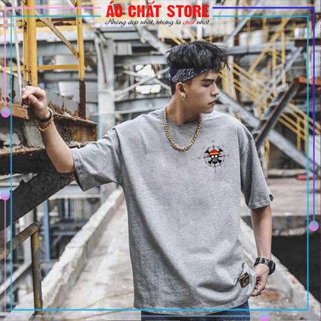 Áo thun One Piece tay lỡ unisex siêu chất | Áo Luffy tay lỡ form rộng đẹp AC4