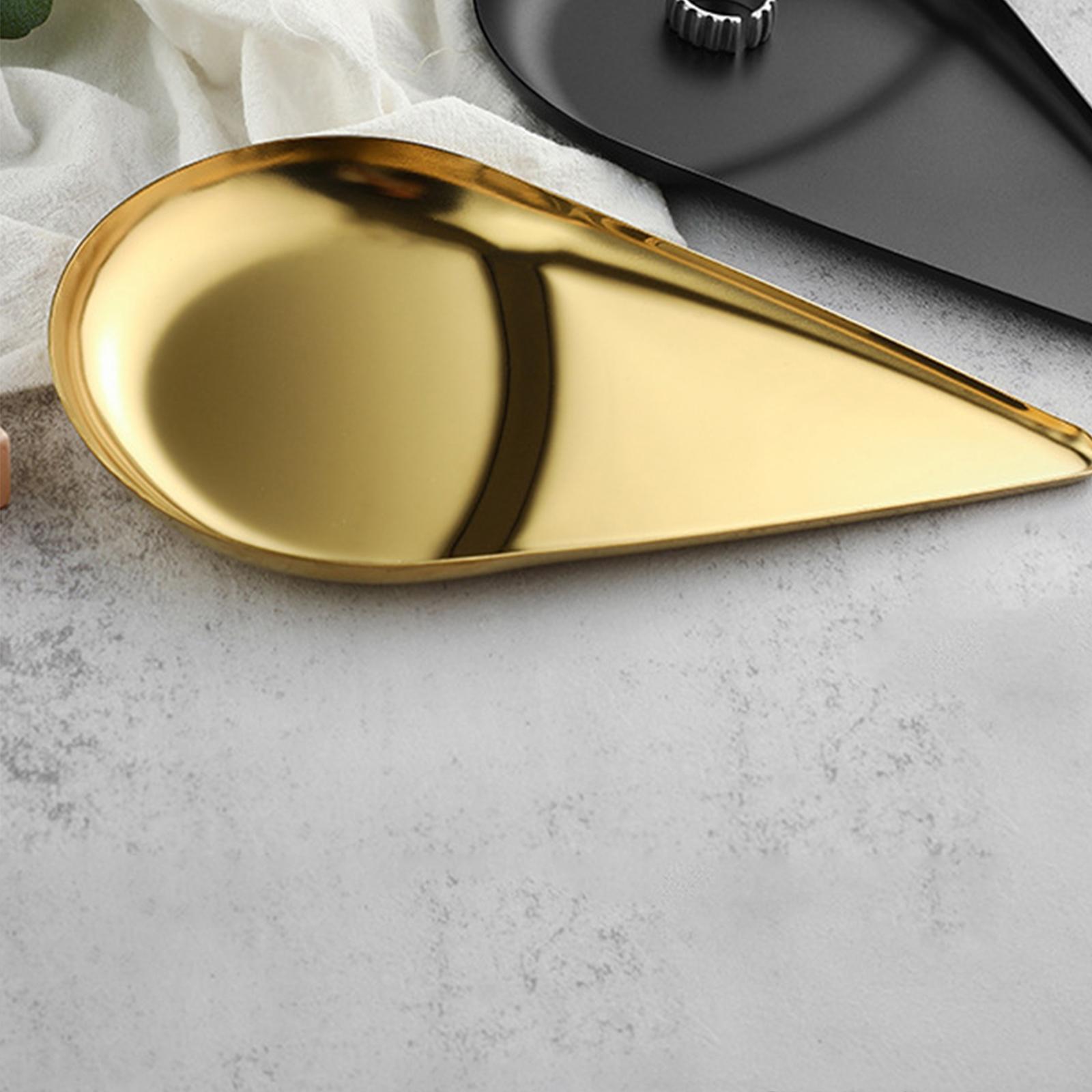 Modern Jewelry Plate Storage Tray Countertop Organizer for Dresser Cosmetic