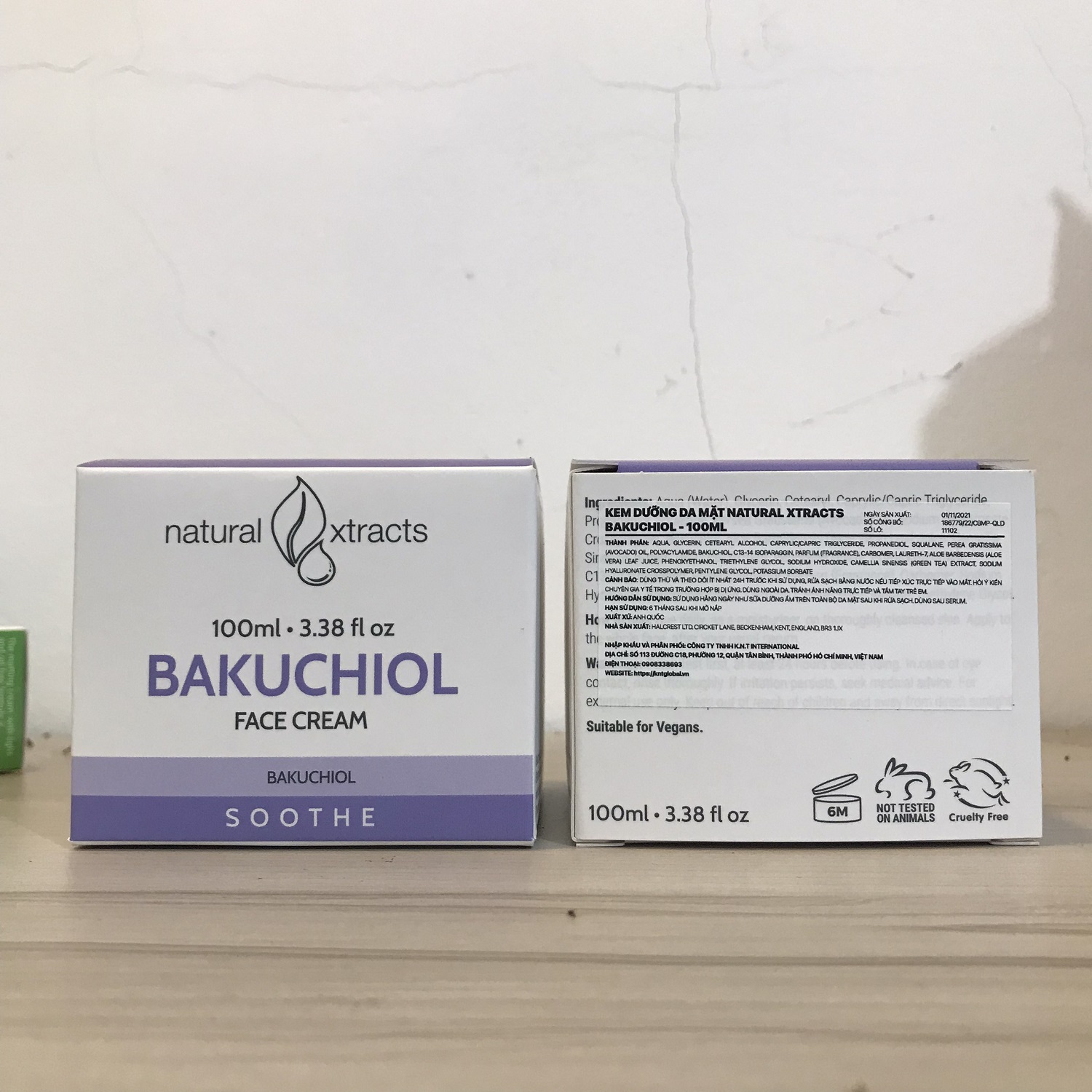 Kem Chống Lão Hóa Da Natural Xtracts Bakuchiol Face Cream 100ml