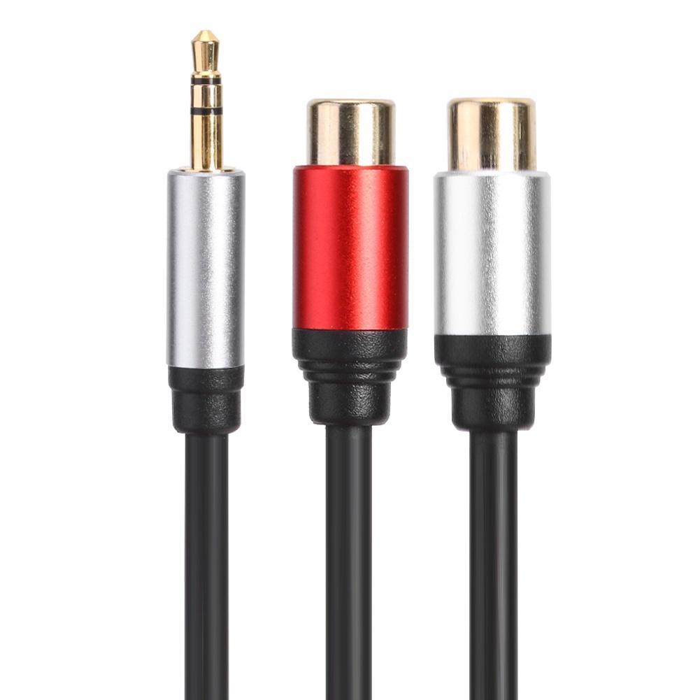 Cáp ChuyểN ĐổI Âm Thanh 3.5mm Sang 2RCA HìNh Chữ Y Cho MáY TíNh BảNg / PC