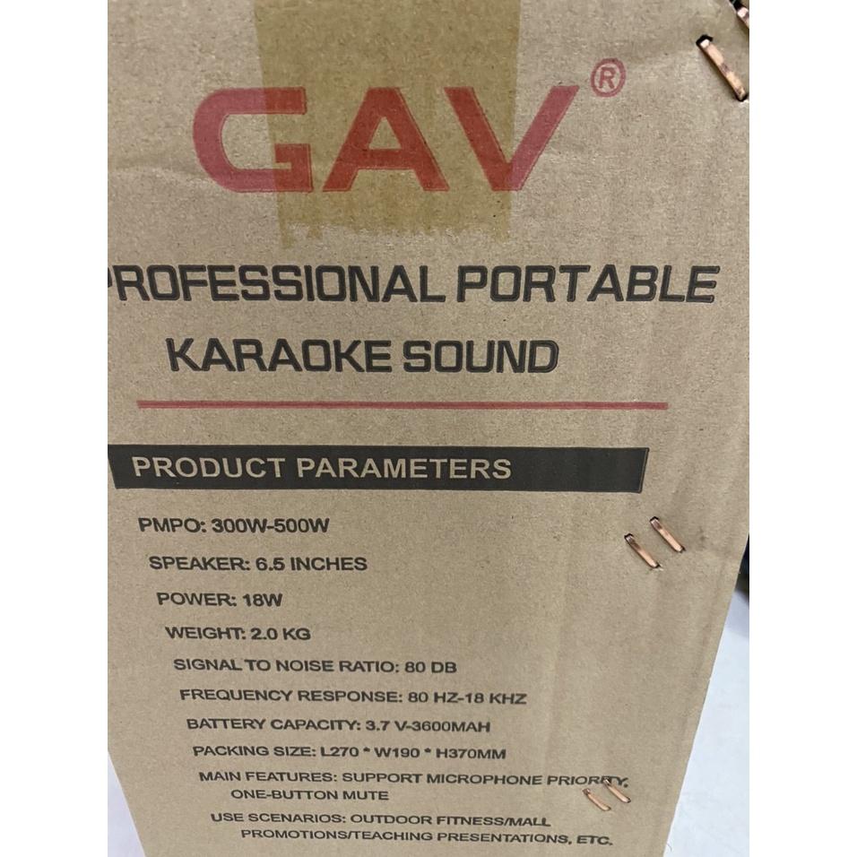 Loa karaoke K5 GAV co 1 Míc có dây 6 inch 5 bán chạy năm 2022