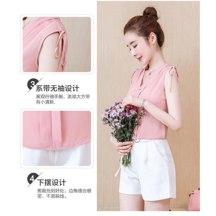 Áo sát nách, áo sát nách cổ V, chất liệu lụa thái mềm mịn, thoáng mát, kiểu dáng trẻ trung năng động