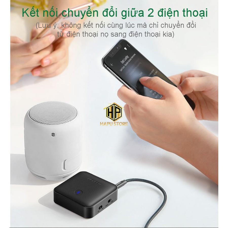 Bộ thu phát Bluetooth 5.0 hỗ trợ APTX Ugreen 70158 cao cấp - Hàng Chính Hãng