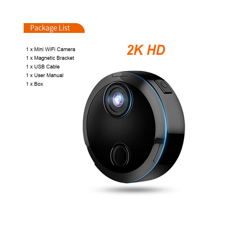 HDQ15 Mini Camera 1080p/2K HD Night Vision trong nhà Bảo mật máy ảnh WiFi Xem từ xa hỗ trợ Cam Video phát lại Video Gọi màu: HDQ15 2K