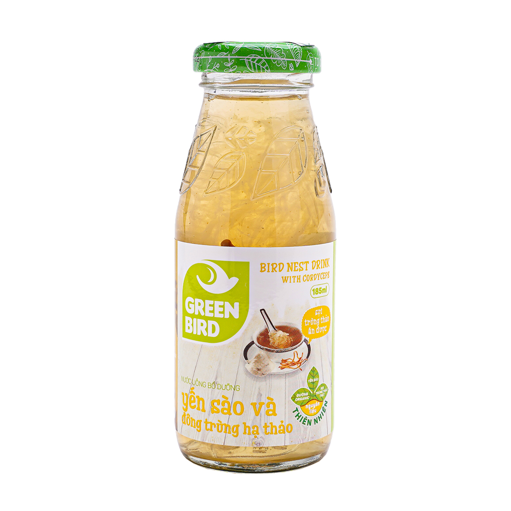 Nước uống bổ dưỡng yến sào và đông trùng hạ thảo Greenbird