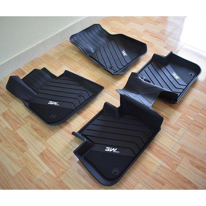Thảm lót sàn xe ô tô BMW M3 2012- đến nay nhãn hiệu Macsim 3W - chất liệu nhựa TPE đúc khuôn cao cấp - màu đen