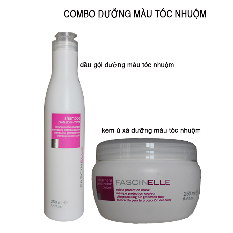 Kem ủ bảo vệ màu tóc FASCINELLE COLOUR PROTECTION MASK 250ml - DMC008