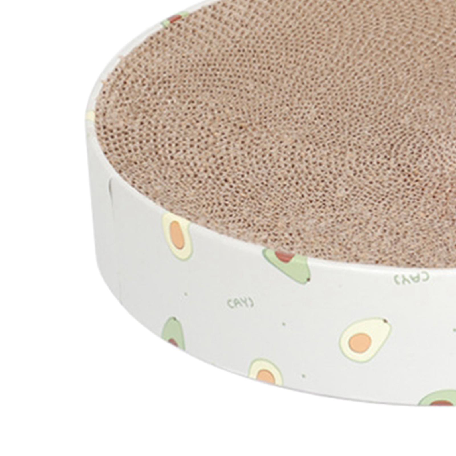 Cat Scratcher Pad Bowl Corrugated Lounge Bed Cat Scratching Board for Kitten