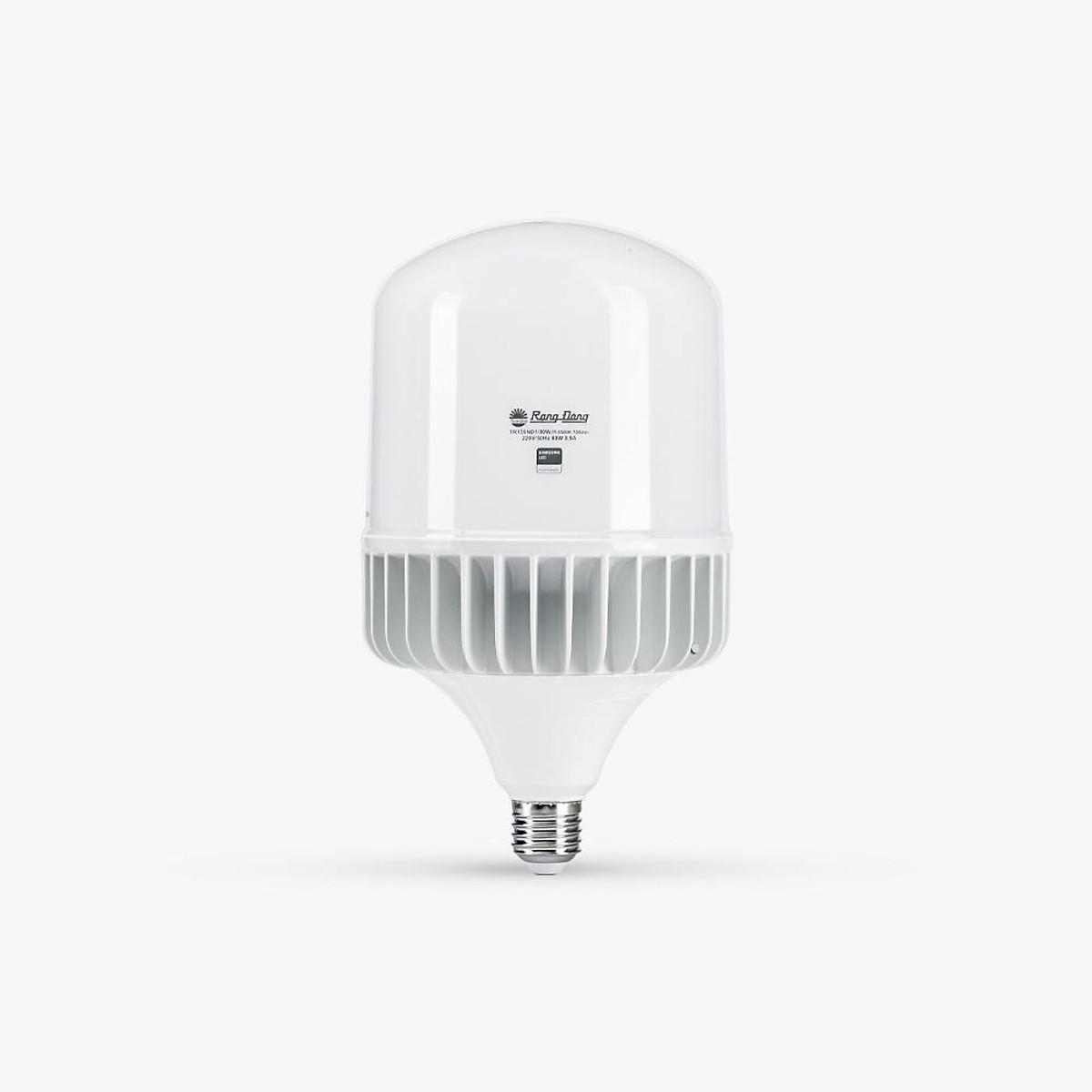 Bóng đèn Rạng Đông LED BULB trụ Nhôm đúc 80W Model: LED TR135NĐ1/80W.H - 3000K/Vàng