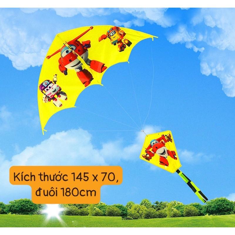 Diều elsa -Tặng tay cầm thả diều 150m dây + túi vải đựng (diều đẹp, diều thả, diều giá rẻ) diều siêu nhân